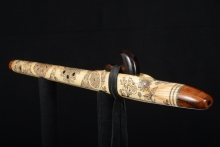 Apricot Native American Flute, Minor, Mid G-4, #F13G